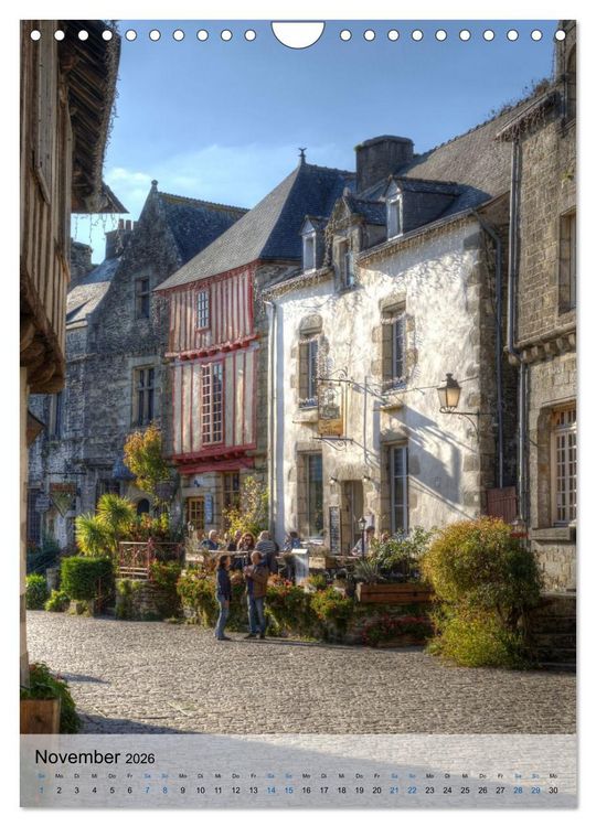Produktbild: Bretagne. Traumhafte Gesichter einer Region (Wandkalender 2026 DIN A4 hoch), CALVENDO Monatskalender
