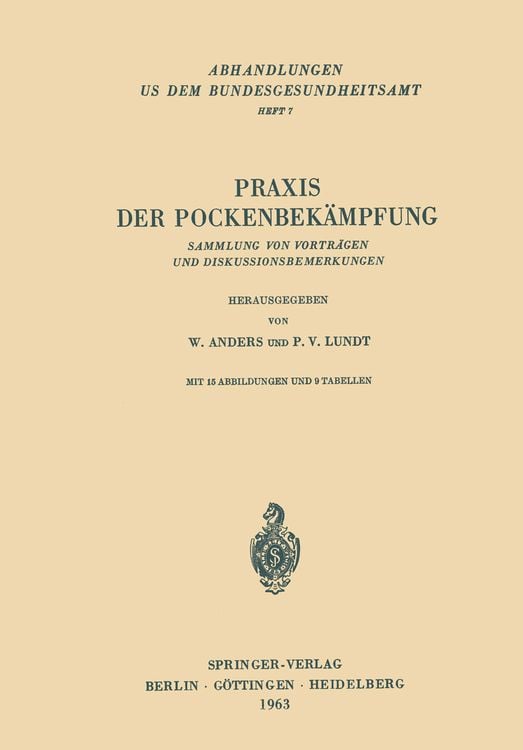 Produktbild: Praxis der Pockenbek&auml;mpfung