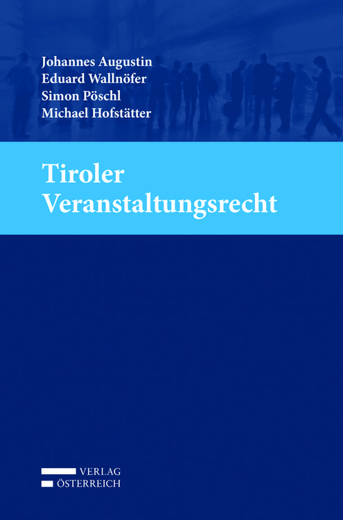 Produktbild: Tiroler Veranstaltungsrecht