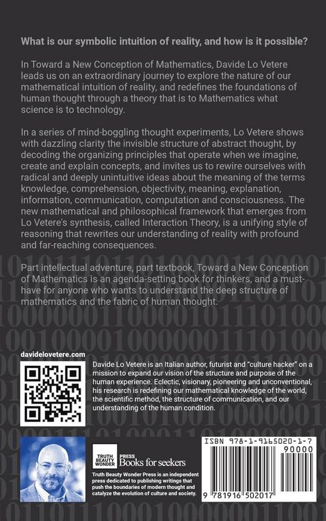 Produktbild: Toward A New Conception Of Mathematics