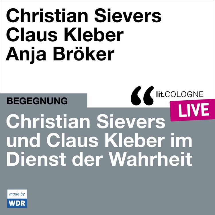 Produktbild: Christian Sievers und Klaus Kleber im Dienst der Wahrheit