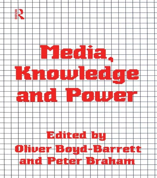 Produktbild: Media, Knowledge and Power