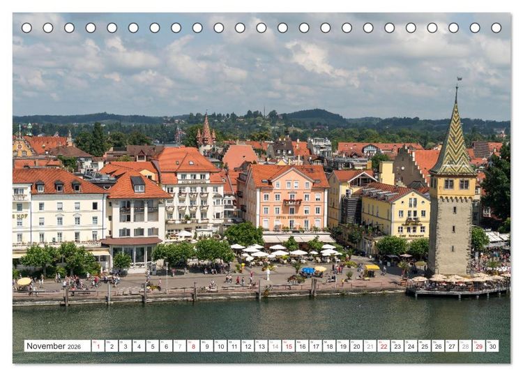 Produktbild: Deutschlands sch&ouml;nste Altst&auml;dte - Bayern (Tischkalender 2026 DIN A5 quer), CALVENDO Monatskalender