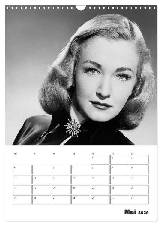 Produktbild: Filmstars. Unvergessene Diven (Wandkalender 2026 DIN A3 hoch), CALVENDO Monatskalender
