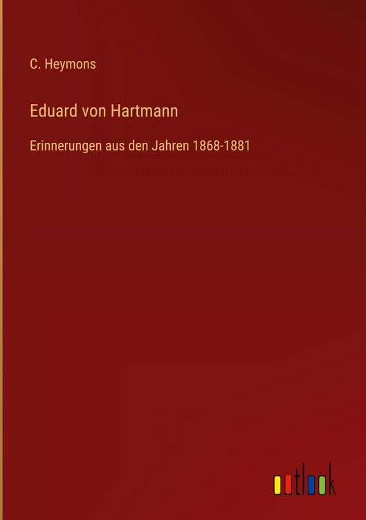 Produktbild: Eduard von Hartmann