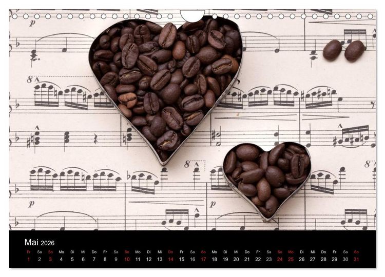 Produktbild: Kaffee & Schokolade (Wandkalender 2026 DIN A4 quer), CALVENDO Monatskalender