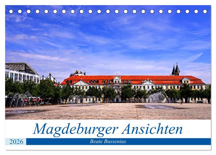 Produktbild: Magdeburger Ansichten (Tischkalender 2026 DIN A5 quer), CALVENDO Monatskalender
