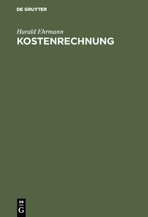 Produktbild: Kostenrechnung