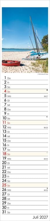 Produktbild: Streifenplaner Seeblick 2027