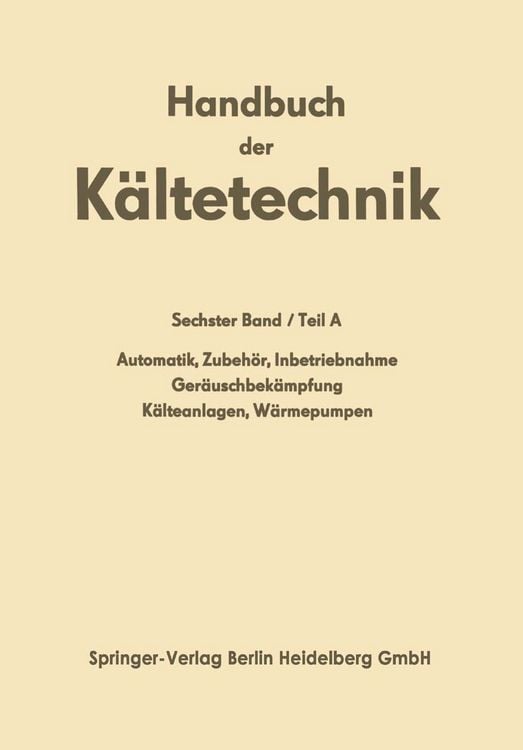 Produktbild: Automatik &middot; Zubeh&ouml;r &middot; Inbetriebnahme Ger&auml;uschbek&auml;mpfung K&auml;lteanlagen &middot; W&auml;rmepumpen