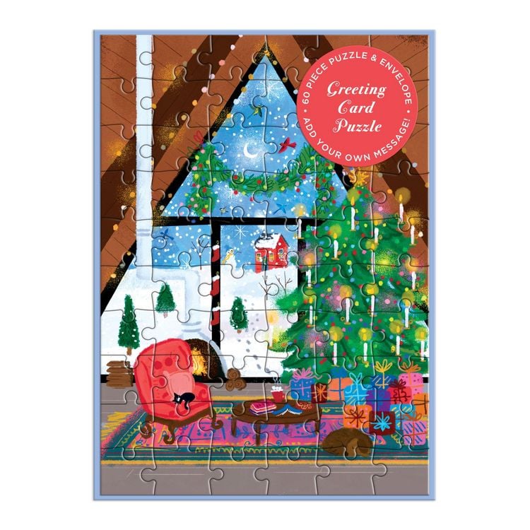 Produktbild: Joy Laforme Cozy Cabin Greeting Card Puzzle