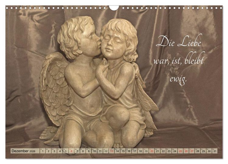 Produktbild: Engel - Die Worte der Liebe (Wandkalender 2026 DIN A3 quer), CALVENDO Monatskalender