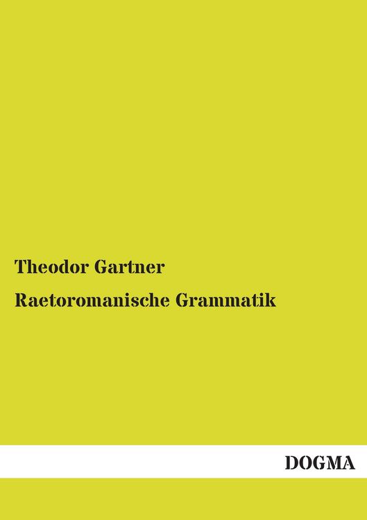 Produktbild: Raetoromanische Grammatik