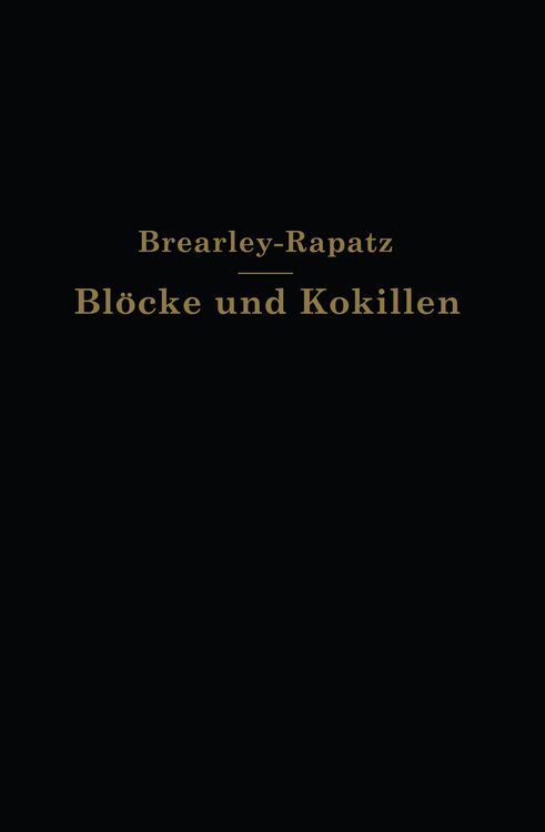 Produktbild: Bl&ouml;cke und Kokillen