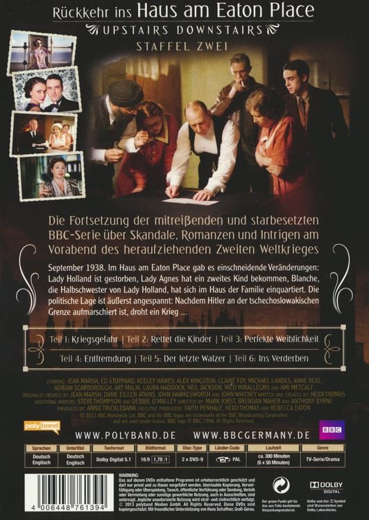 Produktbild: R&uuml;ckkehr ins Haus am Eaton Place - Staffel 2 [2 DVDs]