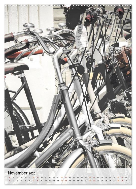 Produktbild: Fahrrad Alltag (Wandkalender 2026 DIN A2 hoch), CALVENDO Monatskalender