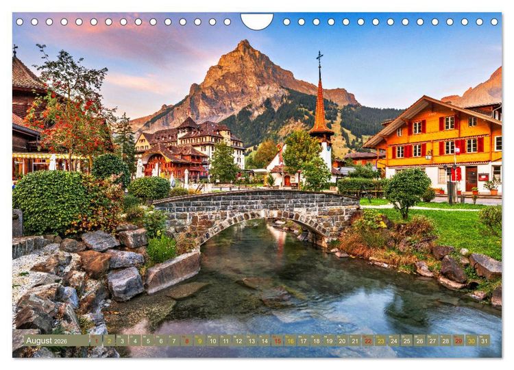 Produktbild: Berner Oberland - Ausflugsziele (Wandkalender 2026 DIN A4 quer), CALVENDO Monatskalender