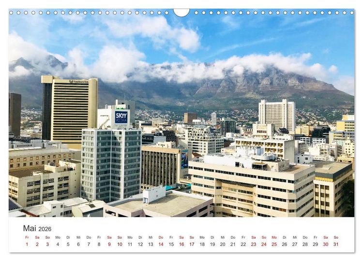 Produktbild: Kapstadt - Die bezaubernde Stadt am Kap der guten Hoffnung. (Wandkalender 2026 DIN A3 quer), CALVENDO Monatskalender
