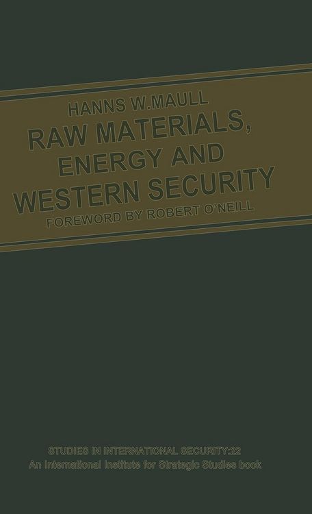 Produktbild: Raw Materials, Energy and Western Security