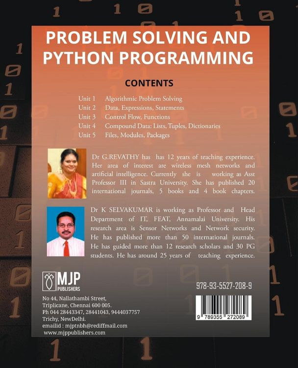 Produktbild: Problem Solving and Python Programming