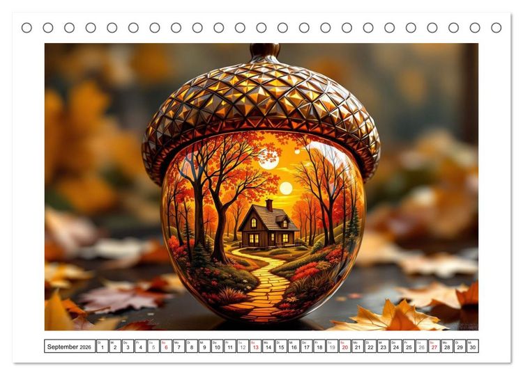 Produktbild: Geschichten im Glas (Tischkalender 2026 DIN A5 quer), CALVENDO Monatskalender