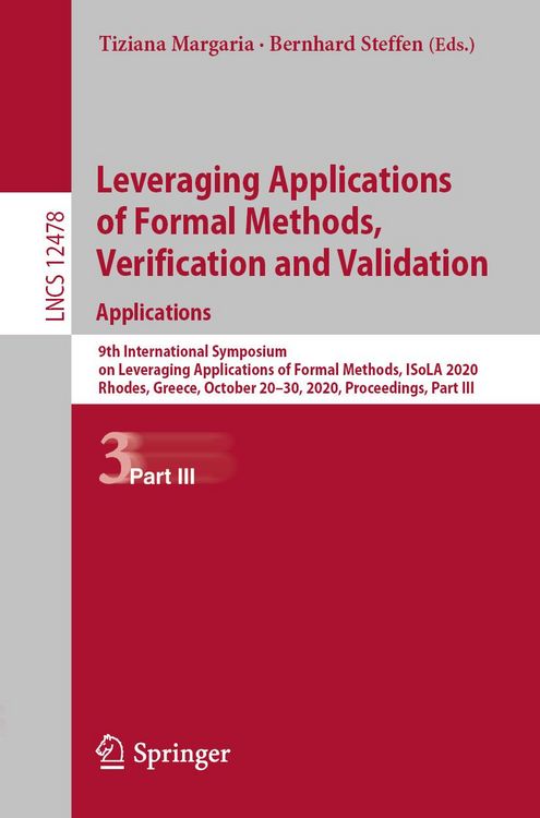 Produktbild: Leveraging Applications of Formal Methods, Verification and Validation: Applications