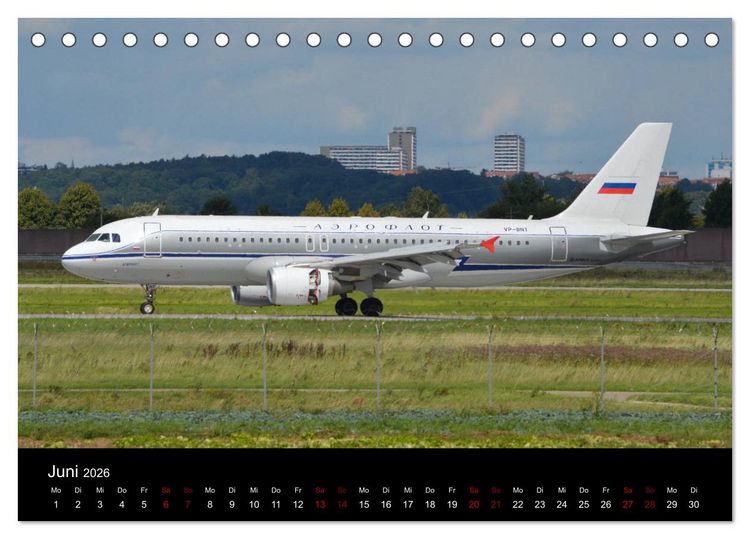 Produktbild: Im alten Glanz: Flugzeuge in Retro Livery (Tischkalender 2026 DIN A5 quer), CALVENDO Monatskalender