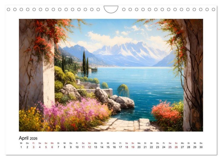Produktbild: Lieblingssee (Wandkalender 2026 DIN A4 quer), CALVENDO Monatskalender