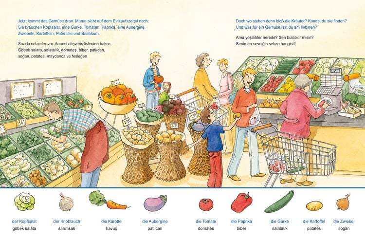 Produktbild: Im Supermarkt (Deutsch-T&uuml;rkisch)