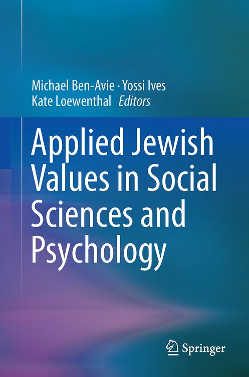 Produktbild: Applied Jewish Values in Social Sciences and Psychology