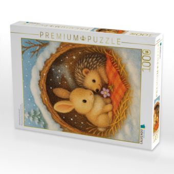 Produktbild: CALVENDO Puzzle Winterh&ouml;hle der Freundschaft | 1000 Teile Lege-Gr&ouml;&szlig;e 64x48cm Foto-Puzzle f&uuml;r gl&uuml;ckliche Stunden