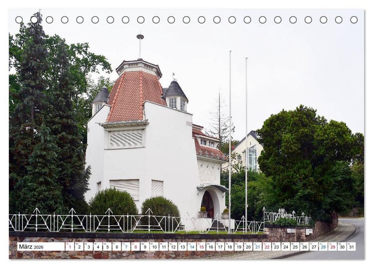 Produktbild: Jugendstil - Darmstadt (Tischkalender 2026 DIN A5 quer), CALVENDO Monatskalender