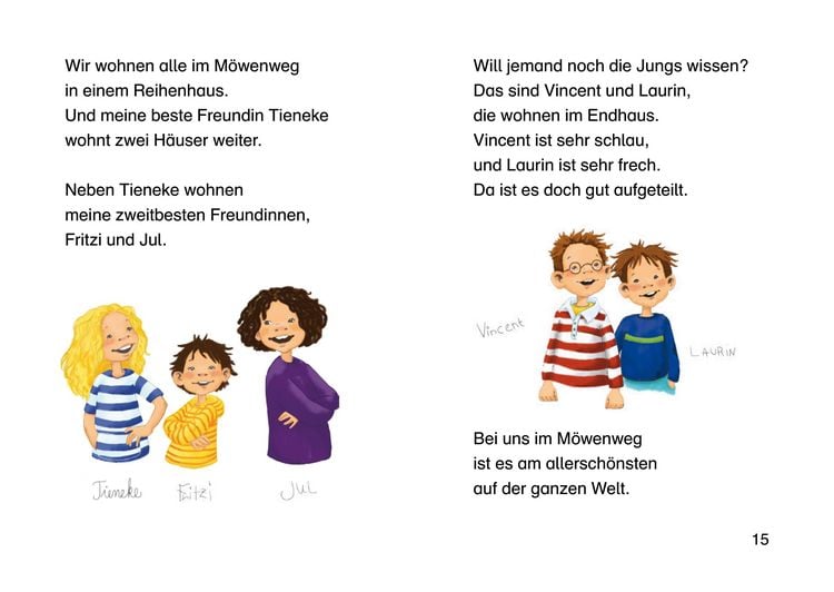 Produktbild: Lesen & Stempeln. Lustige Geschichten aus dem M&ouml;wenweg