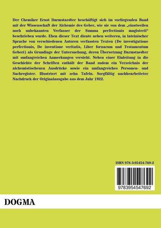 Produktbild: Die Alchemie des Geber