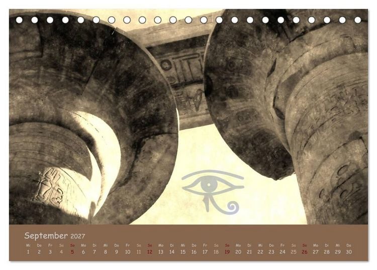 Produktbild: &Auml;gypten Nostalgie & Antike 2027 (Tischkalender 2027 DIN A5 quer), CALVENDO Monatskalender