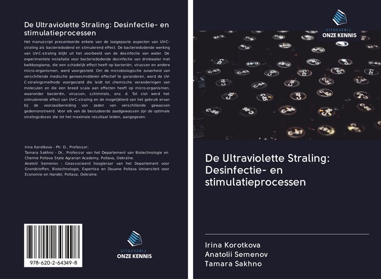 Produktbild: De Ultraviolette Straling: Desinfectie- en stimulatieprocessen
