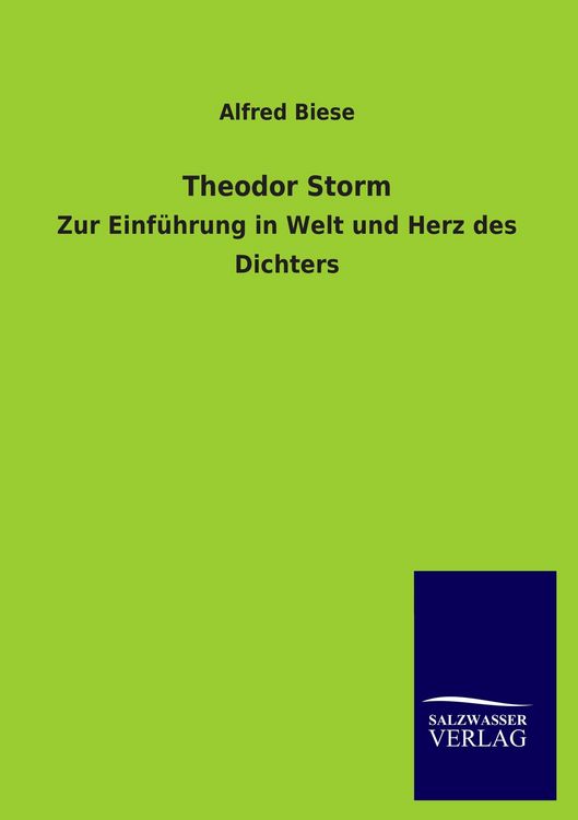 Produktbild: Theodor Storm