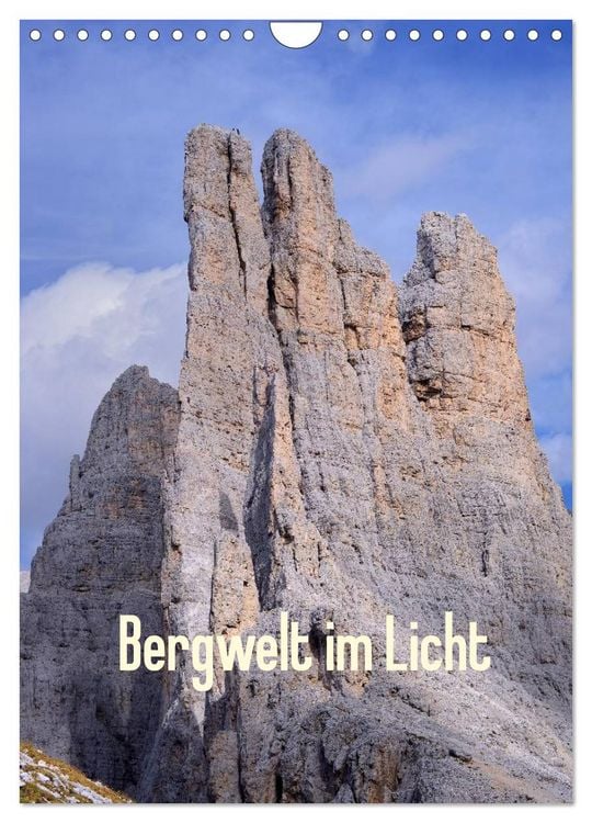 Produktbild: Bergwelt im Licht (Wandkalender 2026 DIN A4 hoch), CALVENDO Monatskalender