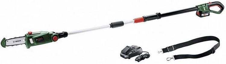 Produktbild: Bosch Home and Garden 06008B3100 UniversalChainPole 18 Akku Hochentaster Tragegurt, inkl. Akku, inkl. Ladeger&auml;t 18 V Li-Ion