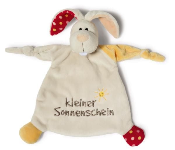 Produktbild: NICI Schmusetuch Hase kleiner Sonnenschein 25x25cm