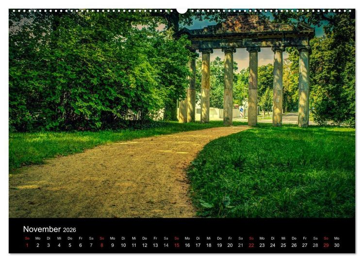 Produktbild: Dessau - Kulturlandschaft (Wandkalender 2026 DIN A2 quer), CALVENDO Monatskalender