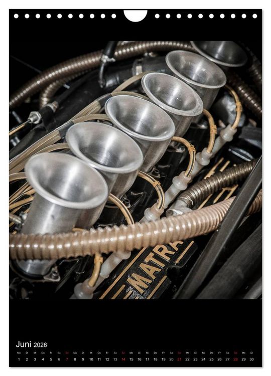 Produktbild: Klassische Rennmotoren (Wandkalender 2026 DIN A4 hoch), CALVENDO Monatskalender