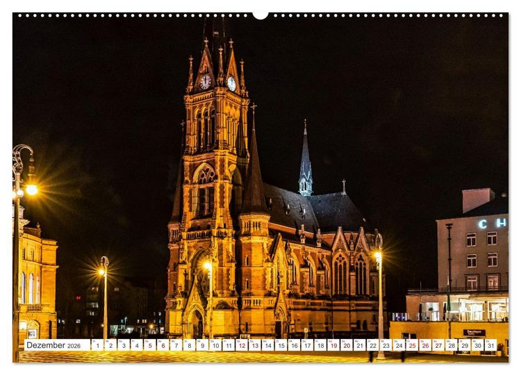 Produktbild: Kulturhauptstadt Chemnitz (hochwertiger Premium Wandkalender 2026 DIN A2 quer), Kunstdruck in Hochglanz