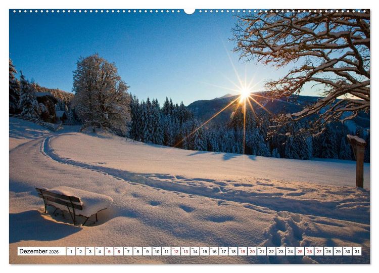 Produktbild: Kraftpl&auml;tze in den Bergen (Wandkalender 2026 DIN A2 quer), CALVENDO Monatskalender
