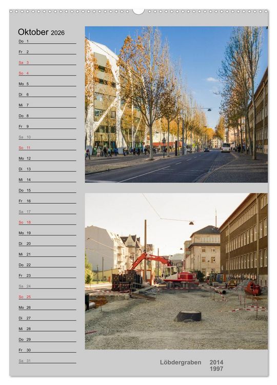 Produktbild: Jena im Wandel (hochwertiger Premium Wandkalender 2026 DIN A2 hoch), Kunstdruck in Hochglanz