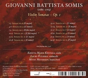 Produktbild: Somis/Violin Sonatas Op.1
