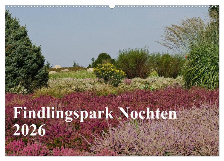 Produktbild: Findlingspark Nochten 2026 (Wandkalender 2026 DIN A2 quer), CALVENDO Monatskalender