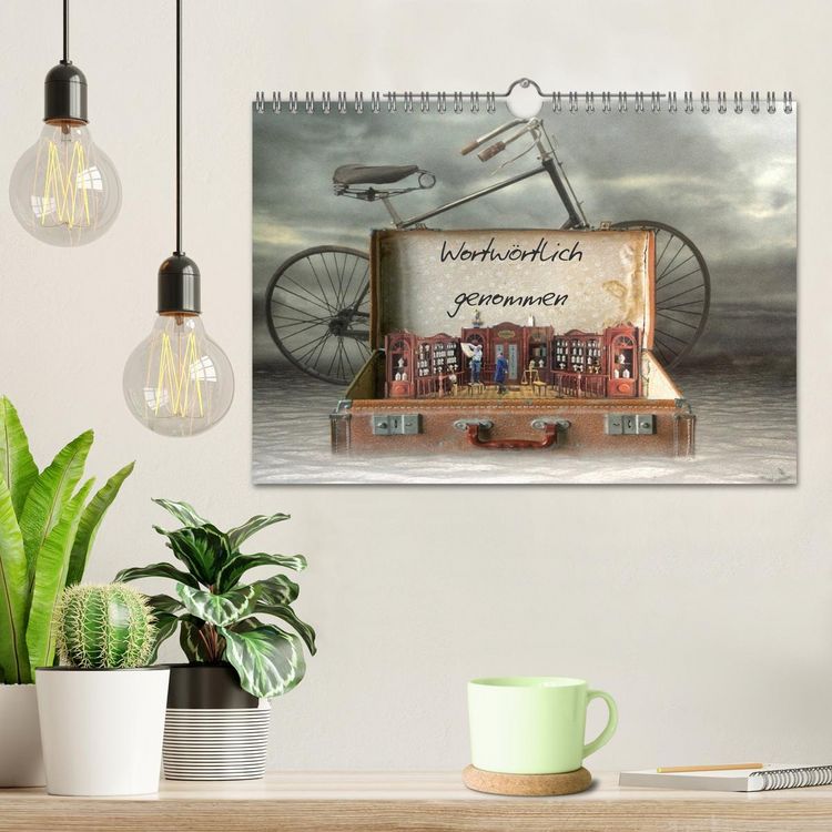 Produktbild: Wortw&ouml;rtlich genommen (Wandkalender 2026 DIN A4 quer), CALVENDO Monatskalender