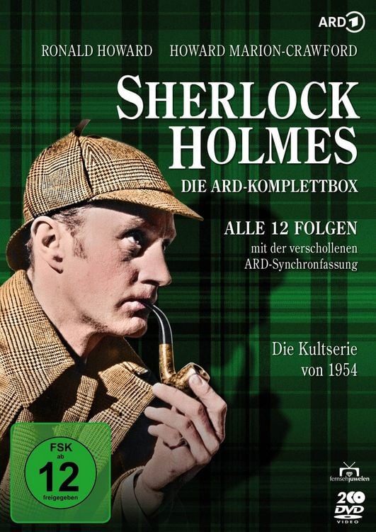 Produktbild: Sherlock Holmes - Die ARD-Komplettbox: Alle 12 Folgen mit der verschollenen ARD-Synchronfassung (Fernsehjuwelen) [2 DVDs]