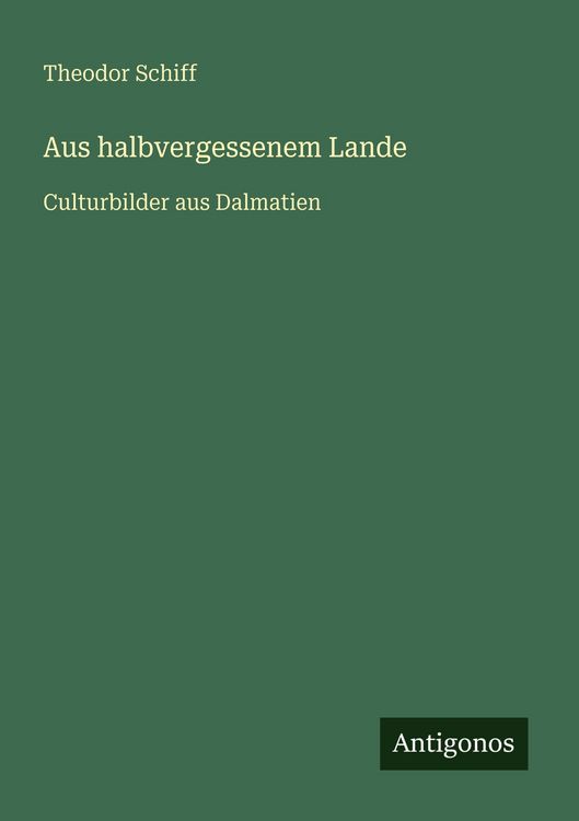 Produktbild: Aus halbvergessenem Lande